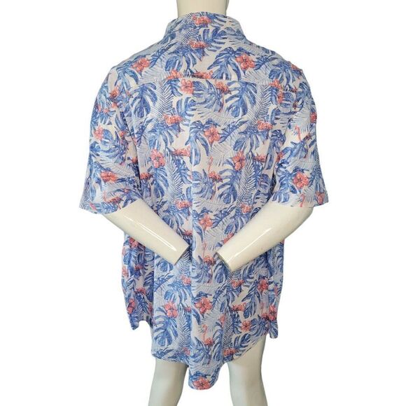 Men's IZOD Saltwater Beach Performance Printed Shirt (Size 3XL) - Picture 4 of 9